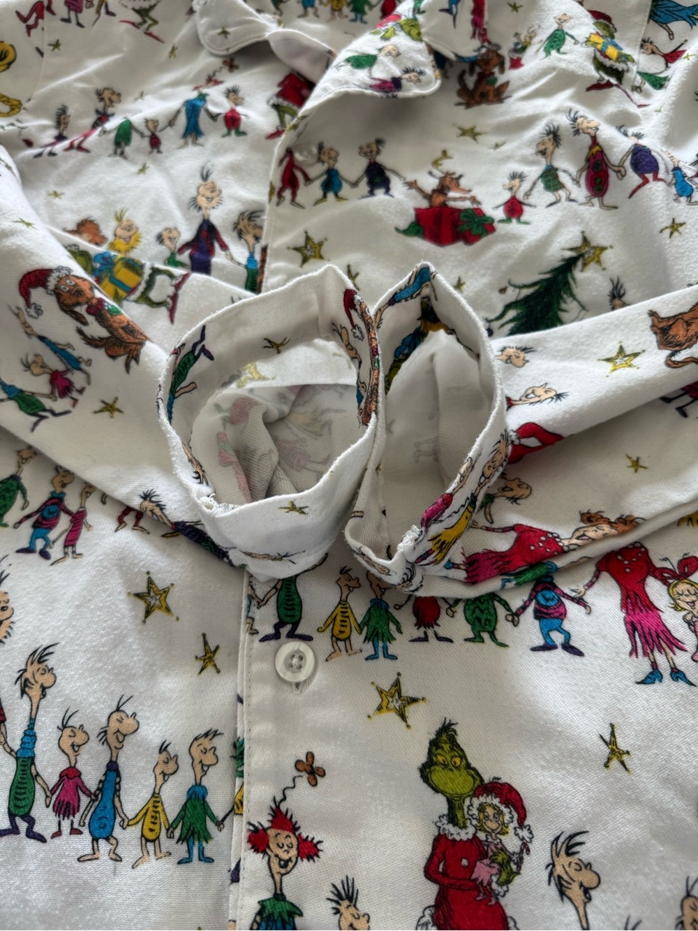 Dr.Seuss The Grinch Matching Family Pajama Set Kids 6 Adult S & XL Pottery Barn - Picture 15 of 17